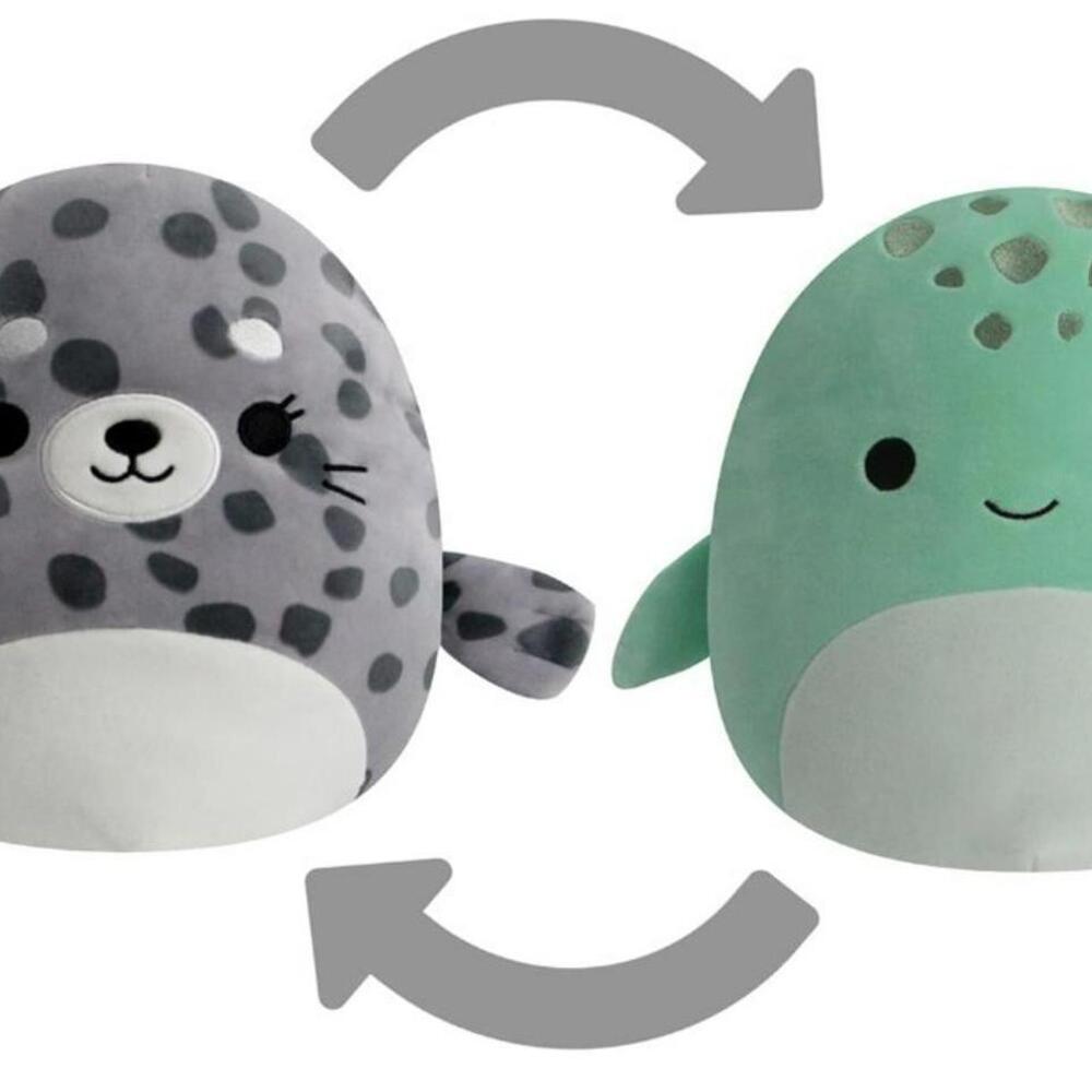 12 Inch Squishmallows Flipamallows Odile Seal And Cole Turtle Plush Toy NEW